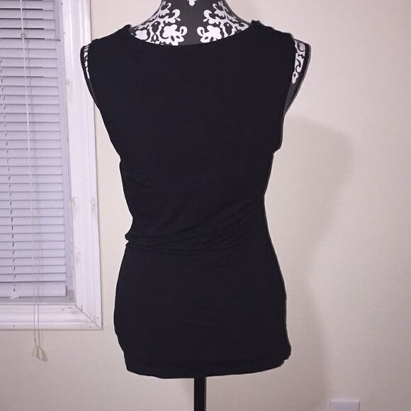 Nwot Cynthia Rowley black and silver top, size M - Picture 4 of 4